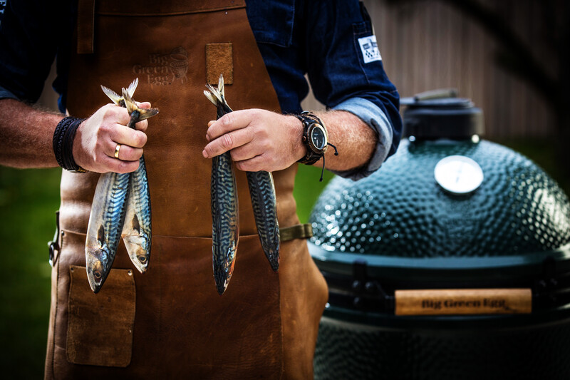 Big green egg makrely